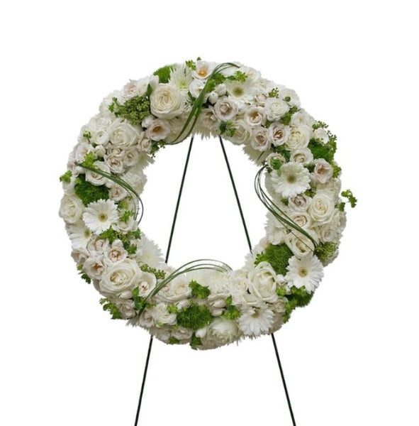 Love Eternal Wreath Standing Spray Easel
