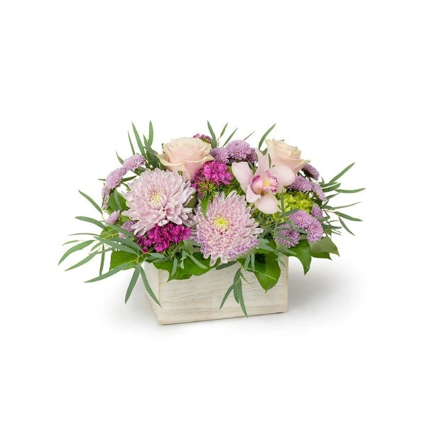 Peach Floral Standing Cross  Bloom Funeral Flowers Chicago – Bloom Funeral  & Sympathy Flowers Dallas