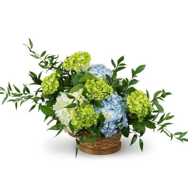 Country Garden Blooms Sympathy Basket