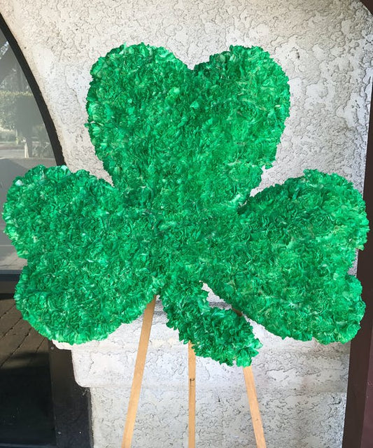 Shamrock Standing Easel Spray | Bloom Funeral